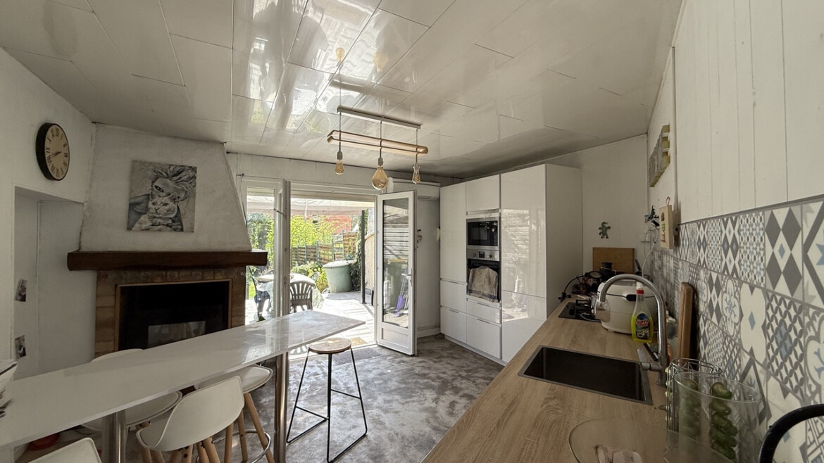 AMIENS OUEST – MAISON 2 CHAMBRES AVEC JARDIN D’ENVIRON 70M2